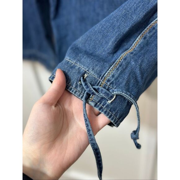 NWOT Free People We The Free Lotus Balloon Wide Leg Denim Jeans Women's 28 - Picture 5 of 11